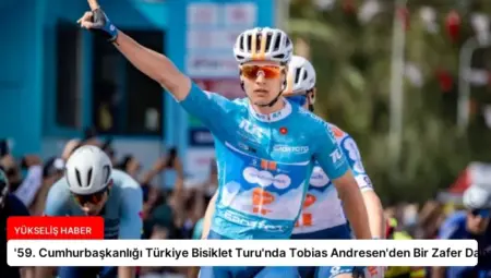 ’59. Cumhurbaşkanlığı Türkiye Bisiklet Turu’nda Tobias Andresen’den Bir Zafer Daha!