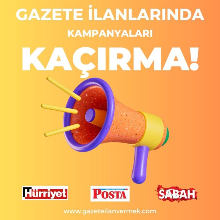 Gazete ilanı vermenin En Kolay ve En Ucuz Yolu