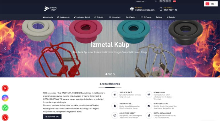 Türkiye’nin Lider Yangın Güvenlik Ekipmanları Üreticisi: İz Metal Kalıp