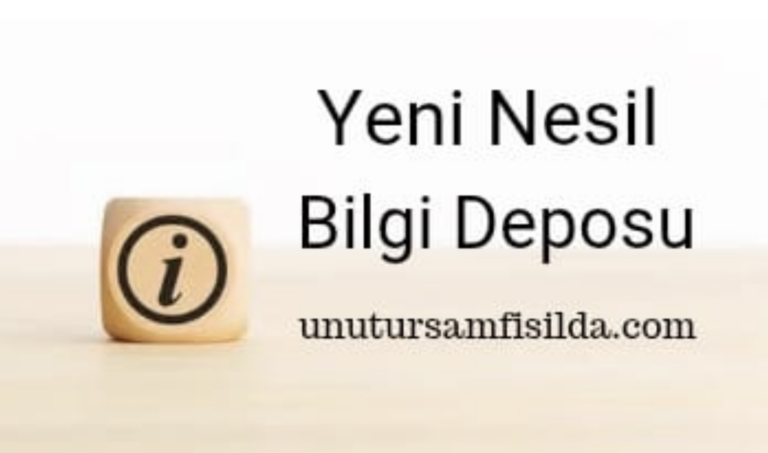Unutursamfisilda.com ile Bilgiyi Yeniden Keşfedin!
