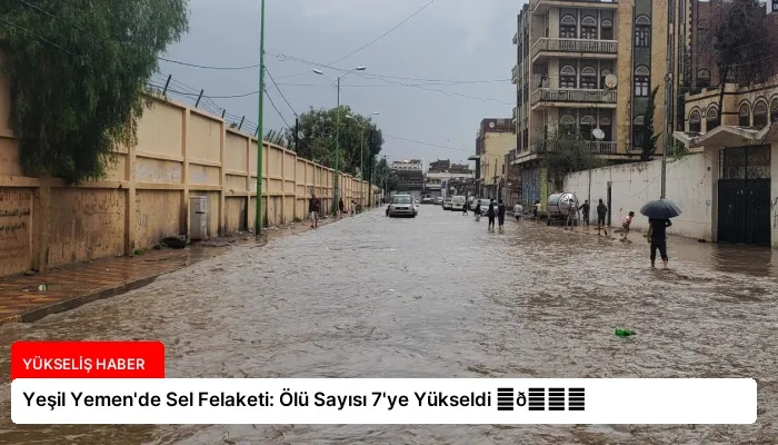 Yeşil Yemen’de Sel Felaketi: Ölü Sayısı 7’ye Yükseldi ⏬👇