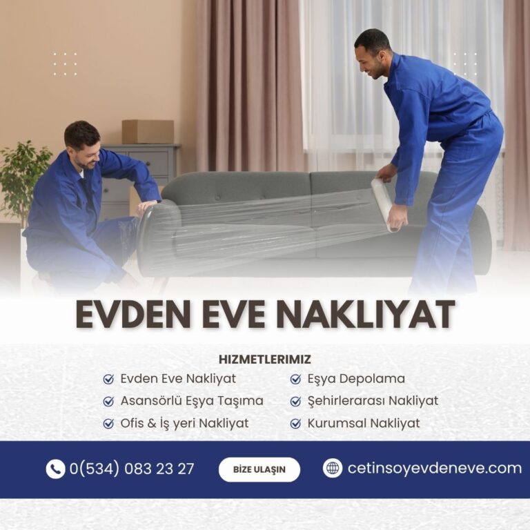 Çetinsoy Nakliyat ile Ekspertizli ve Sigortalı Taşımacılık