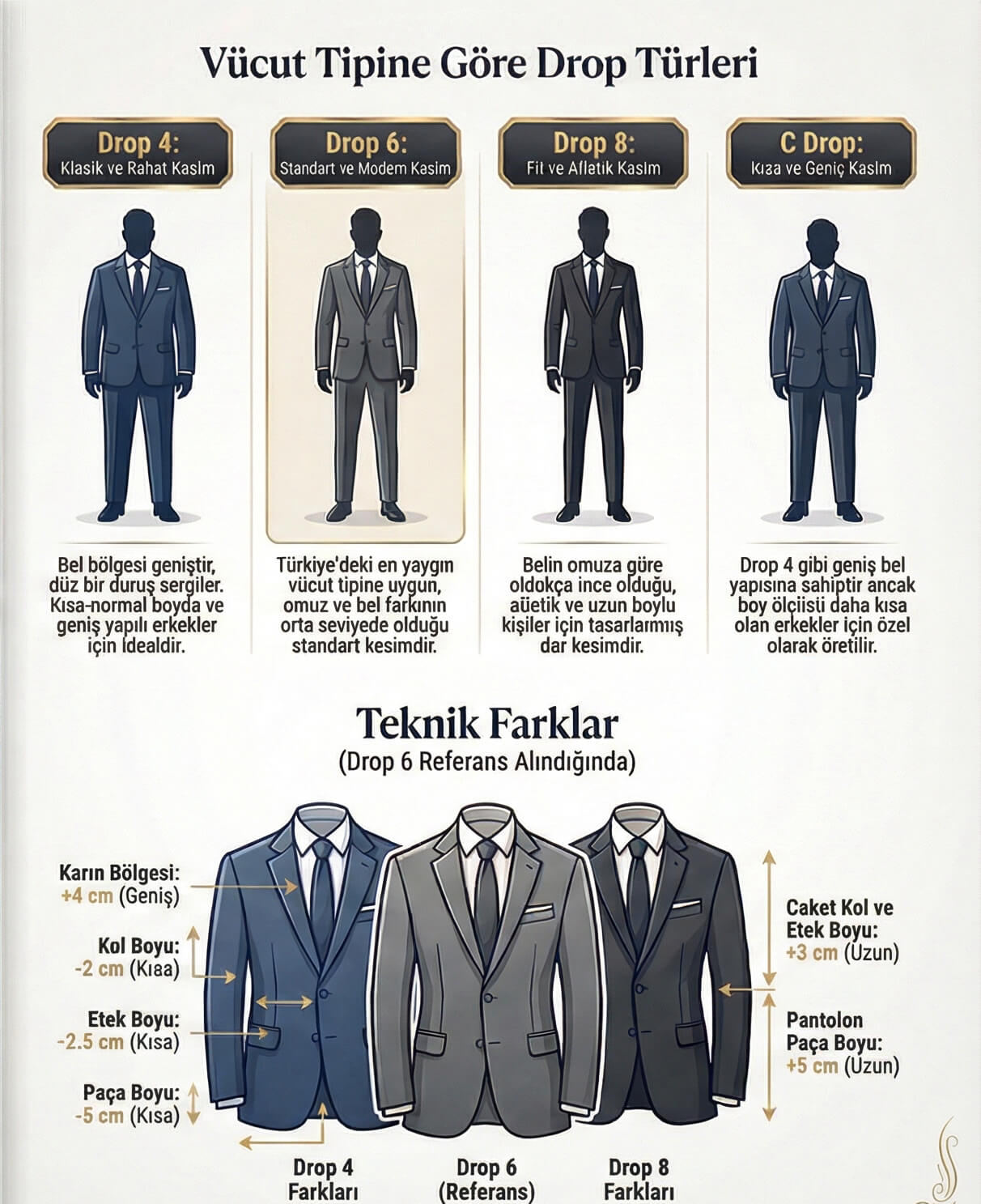 Göbekli Erkekler İçin Takım Elbise Rehberi: “Drop” Nedir ve Nasıl Ölçülür