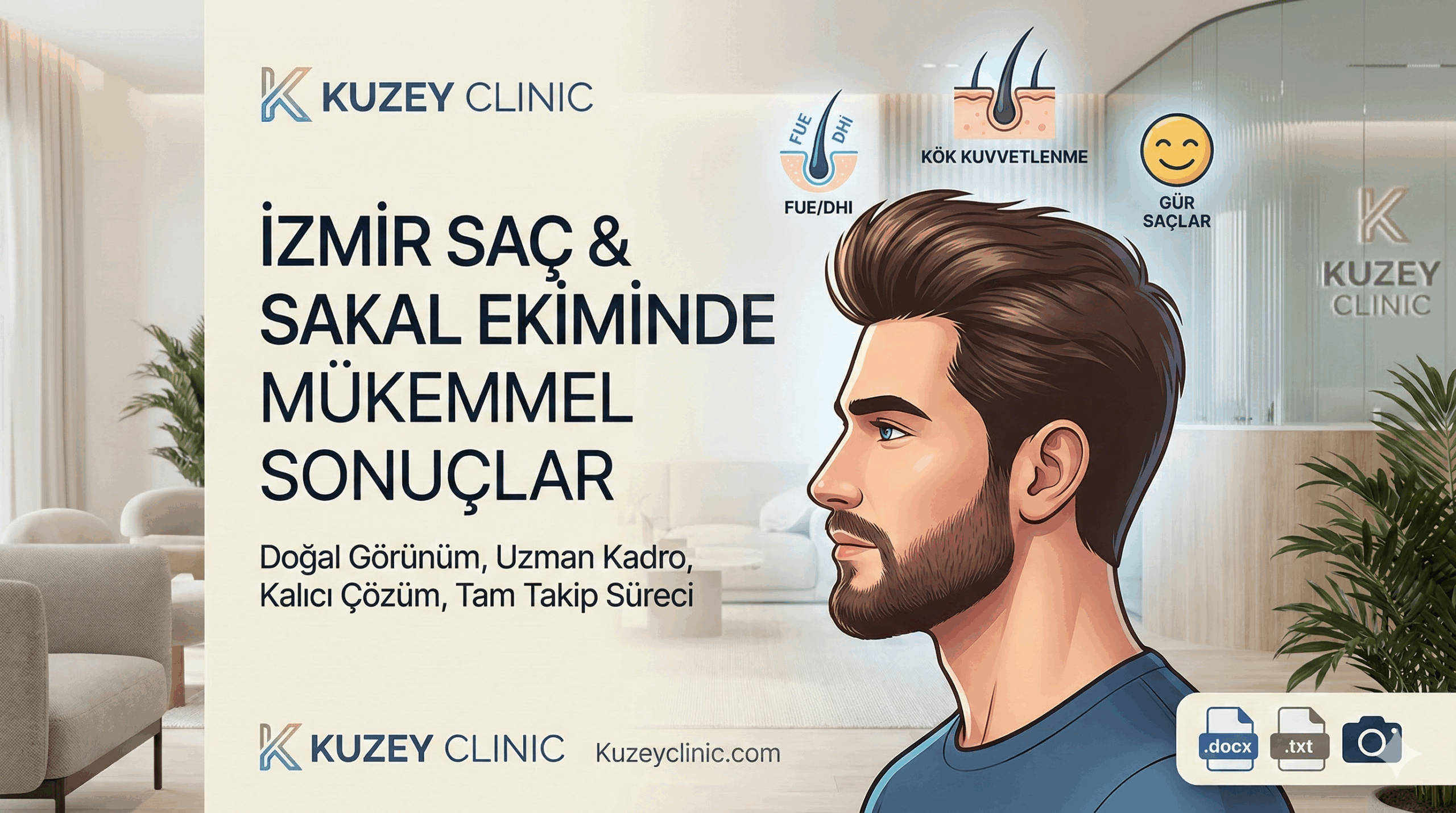 Kuzey Clinic Uzmanlığında İzmir Saç Ekimi ve Kalıcı Sonuçlar