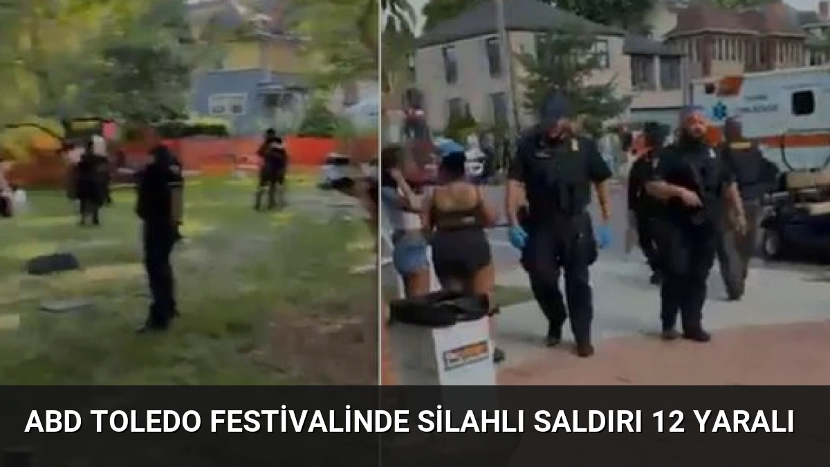 ABD Toledo Festivalinde Silahlı Saldırı 12 Yaralı