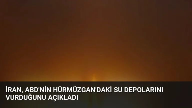 İran, ABD’nin Hürmüzgan’daki Su Depolarını Vurduğunu Açıkladı