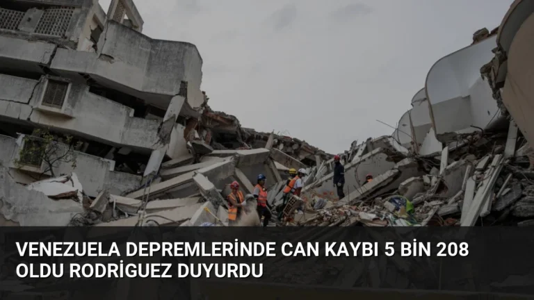 Venezuela Depremlerinde Can Kaybı 5 Bin 208 Oldu Rodriguez Duyurdu