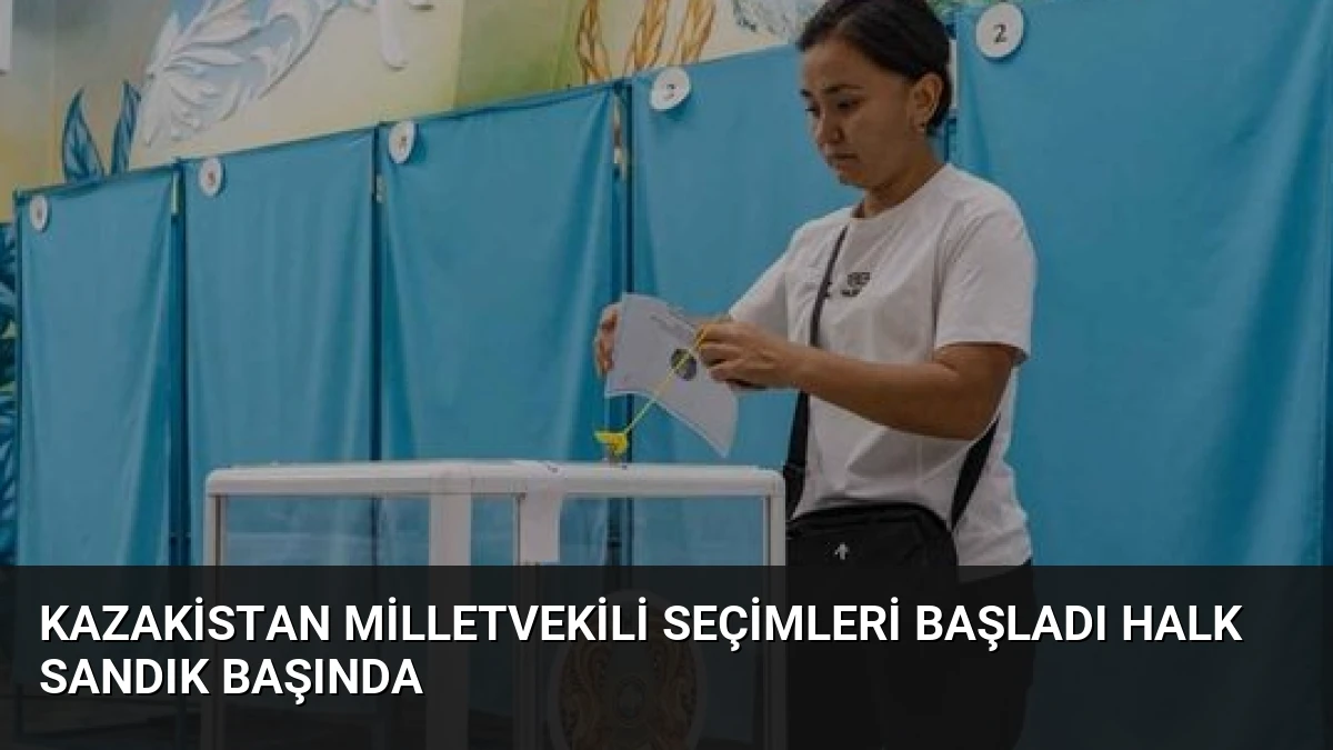 Kazakistan Milletvekili Seçimleri Başladı Halk Sandık Başında