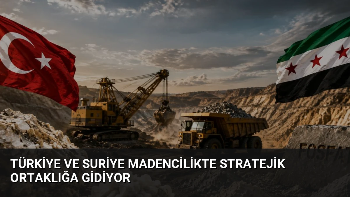 Türkiye ve Suriye Madencilikte Stratejik Ortaklığa Gidiyor