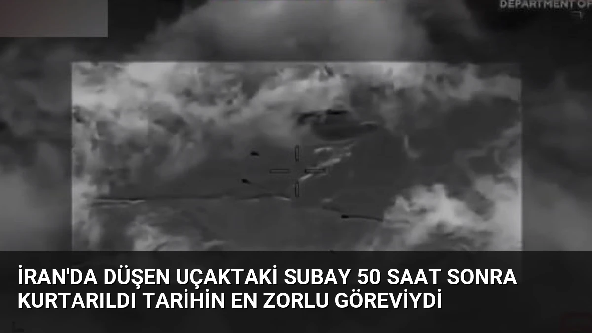 İran’da Düşen Uçaktaki Subay 50 Saat Sonra Kurtarıldı Tarihin En Zorlu Göreviydi